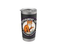 L'ipotesi del gatto dell'esperimento ha confermato la scienza divertente Bicchiere termico in acciaio inox doppia parete