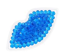 Lippen-Eisbeutel - Wiederverwendbare Gel-Kühlperlen | Warme Und Kalte Kompresse | 10x5,2cm Pvc Eisbeutel Für Gesicht, Mund Und Hals, Sanfte Schwellungslinderung Durch Flexible Gelgranulate