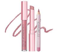 Lippenliner - Set di 3 naturali in crema nude durevole, per matrimoni, feste, uso quotidiano, ufficio, data, eventi, autunno, inverno, primavera