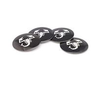 LIPPSY Coprimozzo 4 PZ 60mm per Abarth Coprimozzo per Mozzo Centrale per Auto Cerchi per Lo Styling Automatico Copertura Badge Emblem Sticker Tappi per Mozzo Ruota,A
