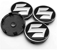 LIPPSY Coprimozzo 4 PZ 60mm per Suzuki-CELERIO Spacia Baleno SX4 Vitara Jimny Coprimozzo per Mozzo Centrale per Auto Cerchi per Automatico Copertura Badge Emblem Sticker Tappi per Mozzo Ruota,A