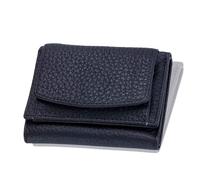 Lipski 2024 New Genuine Leather RFID Blocking Card Holder Organizer Pocket Mini Wallet, Premium Leather Wallet, Unisex Anti-Credit Card Fraud Foldable Slim Compact Wallet (A)