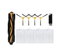 Lipski Accessori for Pezzi di Ricambio for aspirapolvere Spazzola Laterale Principale Panno for Panno con Filtro Hepa, Compatibile for Crea Ikohs Netbot S18 (Color : Set C)