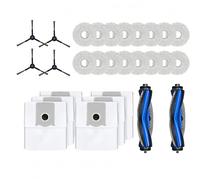 Lipski Compatibile con Deebot T50 PRO Robot Aspirapolvere Robot Spazzola Principale Laterale Filtri HEPA Panno for Mocio Sacchetti for la Polvere(Set 6)