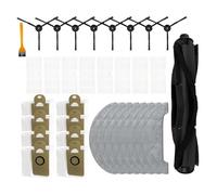 Lipski Compatibile con IMILAB V1 Robot Aspirapolvere Ricambi di Ricambio Accessori Spazzola Principale Spazzola Laterale Filtro Hepa Panno Mocio Sacchetto Antipolvere(Set 17)