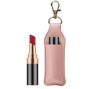 Lipstick Holder Keychain - Small Lipstick Pouch Keychain, Lip Balm Holders Keyring, Case Keyring for Women Girls, Portable Cosmetic Holder for Home, Travel, Everyday Use
