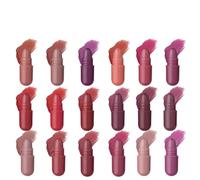Lipstick Mini Capsules, 18 Shades Long Lasting Lip Stain Set for Daily Makeup Travel Use, Cute Pills Shape Portable Lip Color Kit, Cosmetic Lipstick Set for Party Holiday Prom College