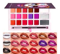 Lipstick Palette For Women, 18-Color Waterproof Moisturizing Lipsticks, Long Lasting Halloween Costume Cosmetics, Perfect For Gatherings, Performances, And Special Occasioni