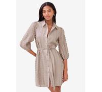 Lipsy Abito camicia beige Donna - Abbigliamento - Taglie comode - Abiti - Abiti camicia Lipsy 44
