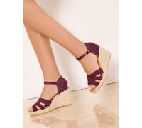 Lipsy Espadrillas con Zeppe e cinturino intrecciato Lipsy eu37 rosso