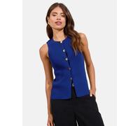 Lipsy Gilet in maglia blu cobalto Donna - Abbigliamento - Taglie comode - Pullover e cardigan - Cardigan Lipsy M