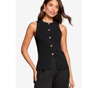 Lipsy Gilet in maglia nero Donna - Abbigliamento - Taglie comode - Pullover e cardigan - Cardigan Lipsy XL