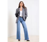 Lipsy Jeans a gamba larga a vita media Lipsy 40 blu