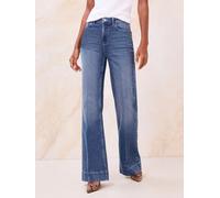 Lipsy Jeans Lipsy a vita alta e gamba svasata. 46 blu