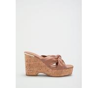 Lipsy Lipsy Sabot con zeppa alti in similpelle per l'estate. eu41 carne