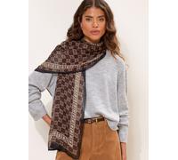 Lipsy Lipsy - Sciarpa leggera con stampa one Marrone