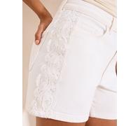 lipsy Pantaloncini mom fit in denim classico Lipsy 38 Bianco