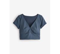 Lipsy Top sportivo Lipsy Plunge 46 blu