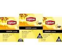 LIPTON Discovery Collection Limone 3 confezioni, 20 filtri per confezione, 60 filtri