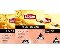 Lipton Discovery Collection Pesca e Mango 3 confezioni, 20 filtri per confezione