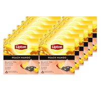 LIPTON Discovery Collection, Te nero, Pesca e Mango, 12 confezioni da 20 flitri, 240 filtri