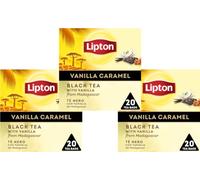 Lipton Discovery Collection Vaniglia e Caramello 3 confezioni, 20 filtri per confezione