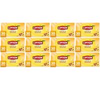 Lipton Limone e Zenzero, infuso naturalmente senza caffeina, Infusi alla frutta e alle erbe, Confezionati singolarmente, 240 filtri (12 confezioni da 20 filtri)