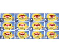 Lipton Miele, Vaniglia e fiori di Camomilla, infuso naturalmente senza caffeina, Infusi alla frutta ed erbe, Confezionati singolarmente, 240 filtri (12 confezioni da 20 filtri)