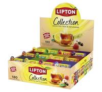 Lipton | Premium Collection | 180 bustine da tè con 12 varietà di tè | per cucina, ufficio e gastronomia | tè nero, tè verde e tisane | bustine a base di piante confezionate singolarmente