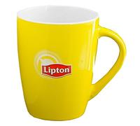 Lipton - Tazza da tè in ceramica, 150 ml, colore giallo