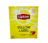 Lipton Tè Nero Ricco Sapore E Aroma International Miscela 100 Bustine Tè - 1 Box