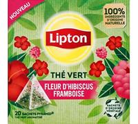 Lipton The Vert Fleur d Ibisco & Lampone - Scatola con 20 bustine