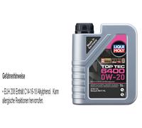 LIQUI MOLY 0W-20 7 Litro olio motore Top Tec 6400 per Acea C5 Renault Rn 17 Fe