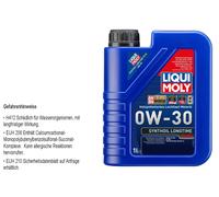 LIQUI MOLY SYNTHOIL LONGTIME PLUS 0W-30 1 LITRO - OLIO MOTORE