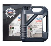 LIQUI MOLY 1129 OLIO minerale SAE 20W-50HD lubrificante per MOTORE Auto Moto 5L