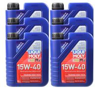 LIQUI MOLY 15W-40 Touring High Tech 6L Olio Motore ACEA A3 B4 E2 API SL CG-4