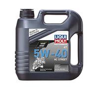 Liqui Moly 20751 - Olio Motore ad Alte Prestazioni Motorbike, 4T, 5W-40, HC Street, Booklet, 4 Litri