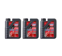 Liqui Moly 20753 Moto 4T Sintetico 10W-40 Strada Corsa 3x1 Litro Olio
