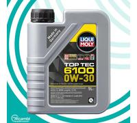 LIQUI MOLY 20777 TOP TEC 6100 0W-30 C2 OLIO MOTORE AUTO SINTETICO MOTORI DIESEL