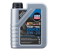 3 litri Olio motore Liqui Moly TOP TEC 6600 0W20 ACEA C5 C6 BMW Land Rover Opel