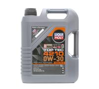 KIT LIQUI MOLY TOP TEC 4210 0W30 C3 LL OLIO MOTORE SINTETICO 5 LT CERATEC 300ML