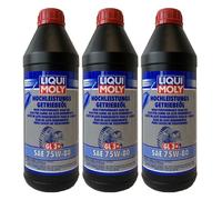 LIQUI MOLY 4427 Olio per ingranaggi ad alte prestazioni GL3+ SAE 75W-80 3 litri