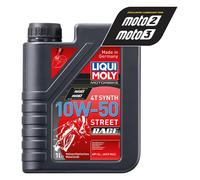 Liqui Moly 4T Completamente Sintetico Street Gara Moto Olio 10W-50 1L