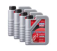 Liqui Moly 4x 1505 Olio Motore 2T Sintetico Moto 1L