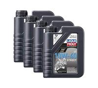 Liqui Moly 4x 1521 Motorbike 4t Racing Engine Oil Motore Olio 10 W-40 1L