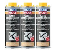 Liqui Moly 6104 Protezione Corrosione Cera Mora 3x 1 Litro Cera Conservante