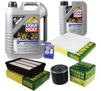 LIQUI MOLY 6L 5W-30 olio motore+ Pacchetto filtro MANN-FILTER