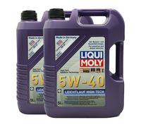 LIQUI MOLY Bassa Visciosità High-Tech 5W-40 Olio Motore MB 229.3, VW 502 00, 2x5