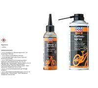 LIQUI MOLY Bicicletta Spray Catena Aerosol + Olio per Dry Lubrificante Secco