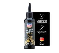 LIQUI MOLY Bike Olio per catene di bicicletta Wet Lube, 100 ml, Scafi in bicicletta senza rame, SKU: 6052